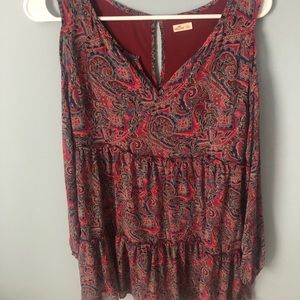 Paisley print dress